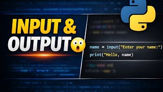 Python Input & Output Explained | Day 3 Python Course