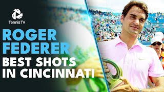 Roger Federer: Best Ever Shots In Cincinnati! ⚡️