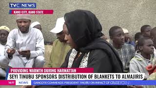 Seyi Tinubu Sponsors Distribution Of Blankets To Almajiris