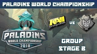 Paladins World Championship 2018: Group Stage B - Natus Vincere vs. G2 Esports