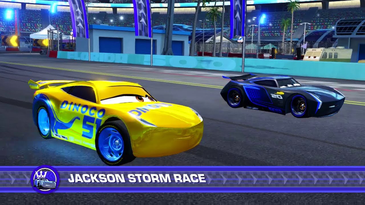 Cars 3: Driven To Win - Cruz Ramirez Vs Jackson Storm (Hard Mode) - PS4 ...