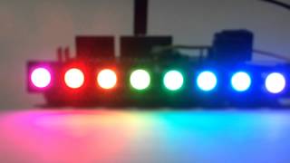 RPino Black \u0026 NeoPixel Rainbow Stick NS-LED-02 WS2812B part.1