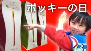 高級ポッキーを食べてみた【ポッキーの日】江崎グリコ　バトンドール