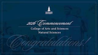 College of Arts and Sciences Recognition Ceremony for Natural Sciences
