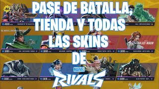 BATTLE PASS, TIENDA Y TODAS LAS SKINS DE MARVEL RIVALS! #marvelrivals #rivalsassemble