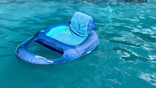 SwimWays Spring Float Recliner Pool Lounger REVIEW