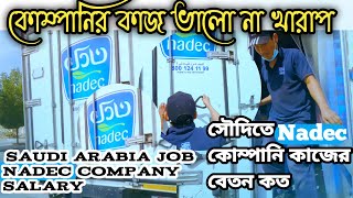 Nadec company job saudi arabia SalaryসৌদিতেNadecকোম্পানি কাজের বেতন কত কোম্পানির কাজ ভালো না খারাপ