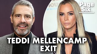 Andy Cohen says Teddi Mellencamp’s ‘RHOBH’ exit is not about All In controversy | Page Six News