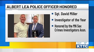 Albert Lea police officer honored as Investigator of the Year