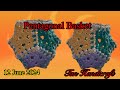 Tutorial ke 1603 - Weaving pentagonal basket Japanese Ecocraft