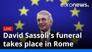 David Sassoli's funeral takes place in Rome