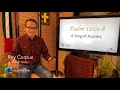 PRAYING THE PSALMS l Psalm 121:1-8 — Pastor Rey Corpuz