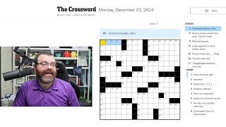 Learning Crossword Week 33 | NYT Crossword Monday Dec 23rd, 2024