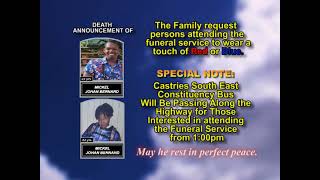 Mickel Johan Bernard ~ Short Obituary