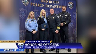 Officer of the year awards were handed out in Red Bluff