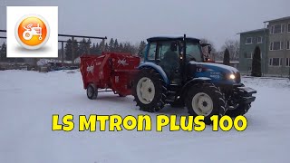 LS Mtron Plus 100 loads Zago Exel 4000 off the truck