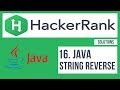 HackerRank | Java String Reverse | Solution | Basic Coder