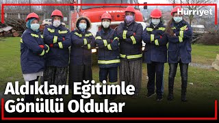 15 Kadın Gönüllü İtfaiyeci Oldu, Yangınlara İlk Müdahaleyi Yapıyorlar