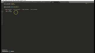 Username and Password! Python 3 Tutorial