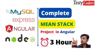 MEAN Stack Project from Scratch | Angular 13 CRUD with Web API| Complete MEAN Stack Project Tutorial