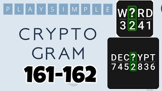 PlaySimple CRYPTOGRAM level 161 162