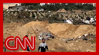 CNN witnessed first-hand results of Israel's bulldozing of graveyards in Gaza