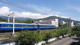 2017.06.24 09:25 CT273仲夏寶島號蒸汽火車4666A次通過玉里國中前 (停車再開)