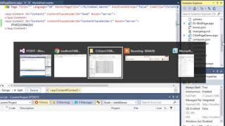 VT Training Implementing bootstrap in visual studio