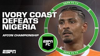 REACTION to Ivory Coast's AFCON Final win over Nigeria 🏆 Best tournament turnaround? | ESPN FC