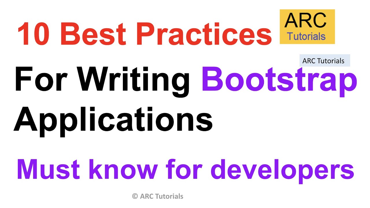 Bootstrap Best Practices | Bootstrap Best Practice 2023 | Best ...