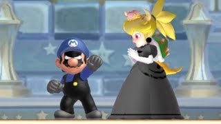 New Super Mario Bros U Deluxe - Dark Mario wants to rescue Bowsette