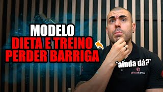 Modelo de dieta e treino pra perder barriga