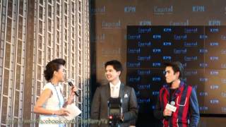 Barry, Nadech in opening the Capital Condo (Interview)