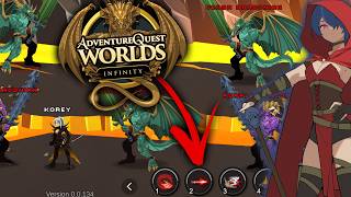 I played AQW Infinity in 2024 with the NEW Class and Combat System!