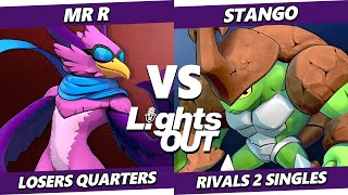 Lights Out TOP 8 - Mr.R (Wrastor) Vs. Stango (Kragg) Rivals of Aether 2 - RoA2