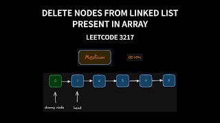 Delete Nodes From Linked List Present in Array - Leetcode 3217 - Java