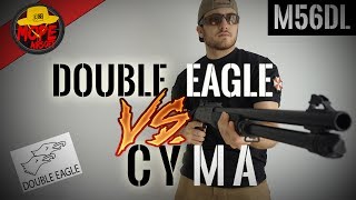 DOUBLE EAGLE vs CYMA | M56DL Shotgun Review | Mope Airsoft España