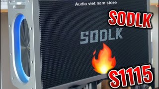 Tết này đã có loa chơi | loa sodlk s1115 mang công suất 200w kiêm karaoke chuyên nghiệp