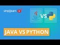 Java vs Python | Java vs Python: Which Is Better? | Difference Between Java And Python | Simplilearn