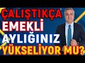 Çalıştıkça Emekli Aylığınız Yükseliyor mu?