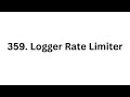 359. Logger Rate Limiter | LeetCode Using Python