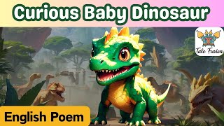 Curious Baby Dinosaur | English Poem | Nursery Rhymes & Kids Song | Animated Songs | #kids #poem