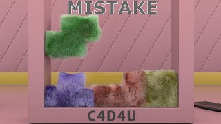 Mistake: Softbody Tetris V19 (Sorry for that) ❤️ C4D4U
