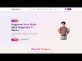 Responsive Online Shopping Website Using HTML CSS JavaScript | Full Project Tutorial