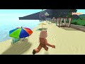Family's SUMMER DAY TRIP! NEW BEACH & FAIR, DRIVE IN MOVIE THEATRE! VOICE Roblox Bloxburg Roleplay