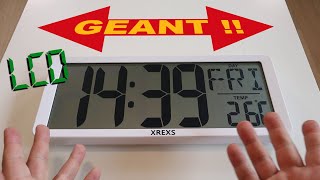 Horloge géante LCD XREXS: C'est ENORME !