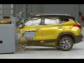 2021 Kia Seltos driver-side small overlap crash test (extended footage)