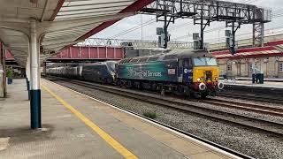 57307 + 390154 Pendolino Drag through Crewe - 07 10 2023