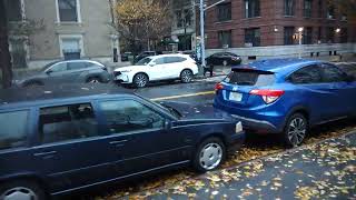 Rainy Day NYC Walkthrough | Riverside Drive & Riverside Park | Upper West Side 4K POV