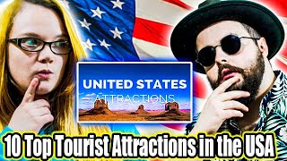 Irish Couple Reacts to 10 Top Tourist Attractions in the USA!!!